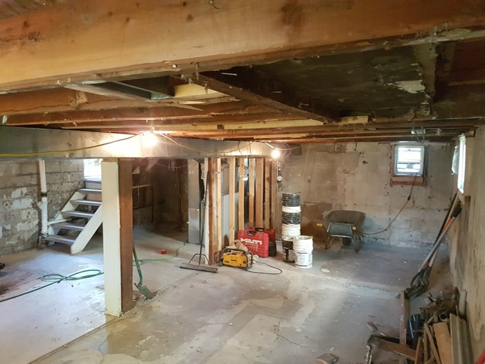 Before Replacing Foundation and Adding Ceiling Height Image